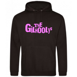 The Gilhoolys Pink Text Logo Hoodie